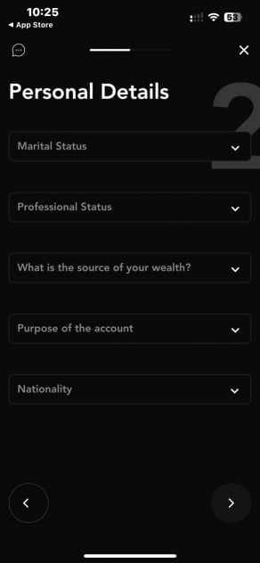 Alpian Bank - Persönliche Daten