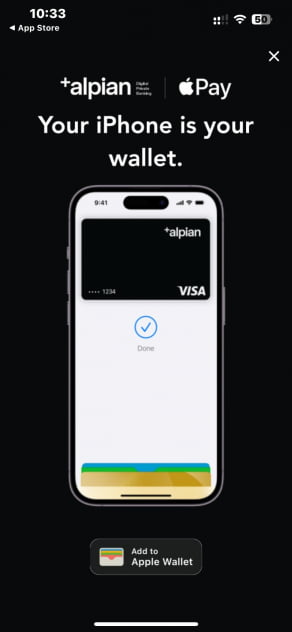 Alpian iPhone Wallet