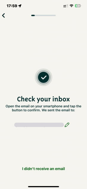 Radicant Überprüfen Sie Ihren Posteingang