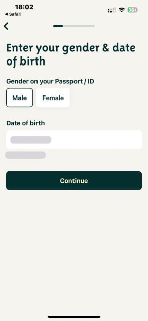 Persönliche Angaben von Radicant