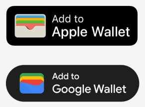 Apple google wallet button