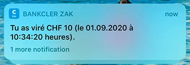 Notifications push zak