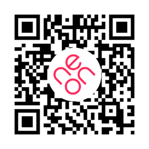 Neon QR code