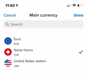 Yuh banque devise chf