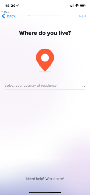 Yuh Bank Anmeldung - Adresse