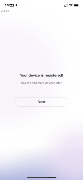 Yuh Bank-Anmeldung – Gerät aktiviert