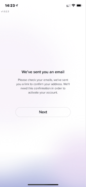 Yuh Bank Anmeldung E-Mail gesendet