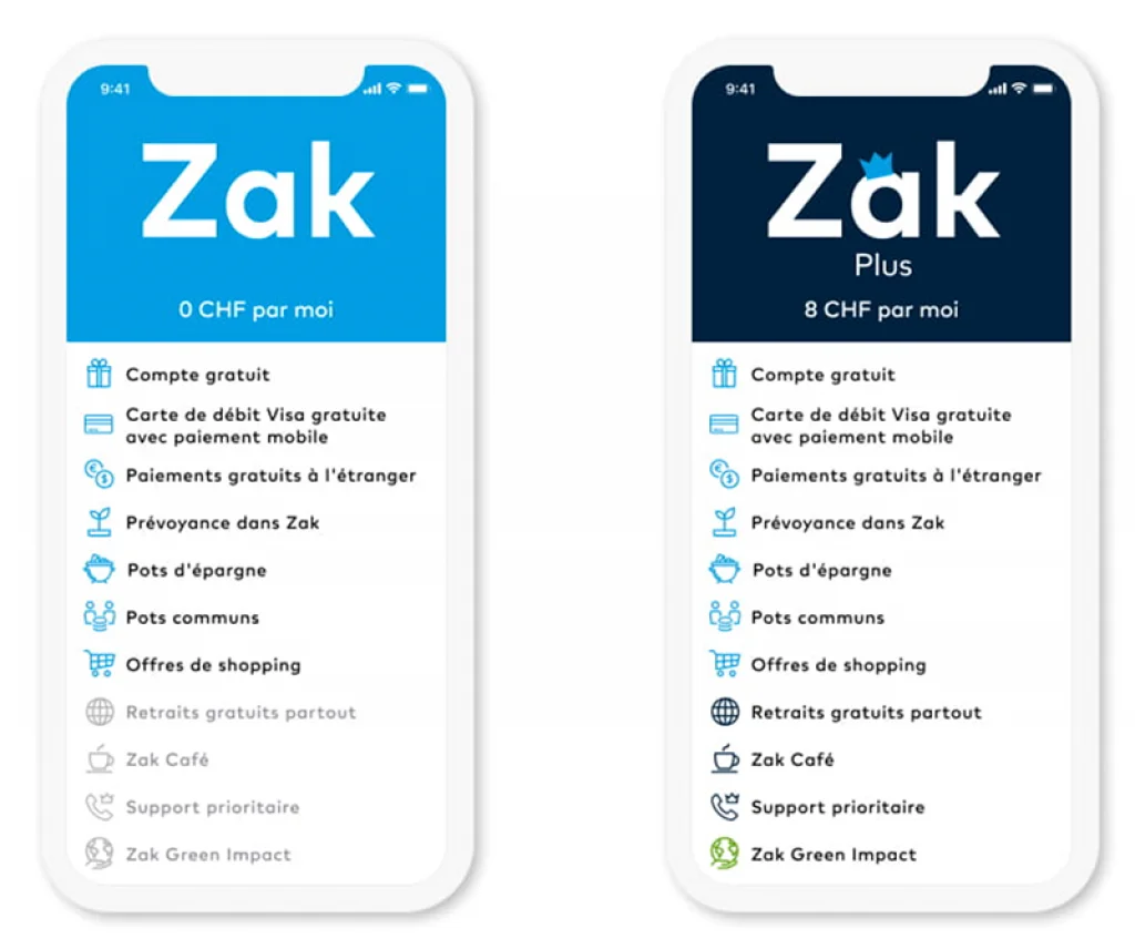 Zak plans and pricing