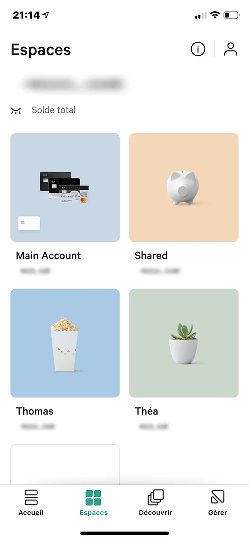 N26 Spaces