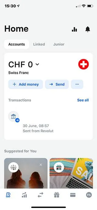 Revolut CHF Account