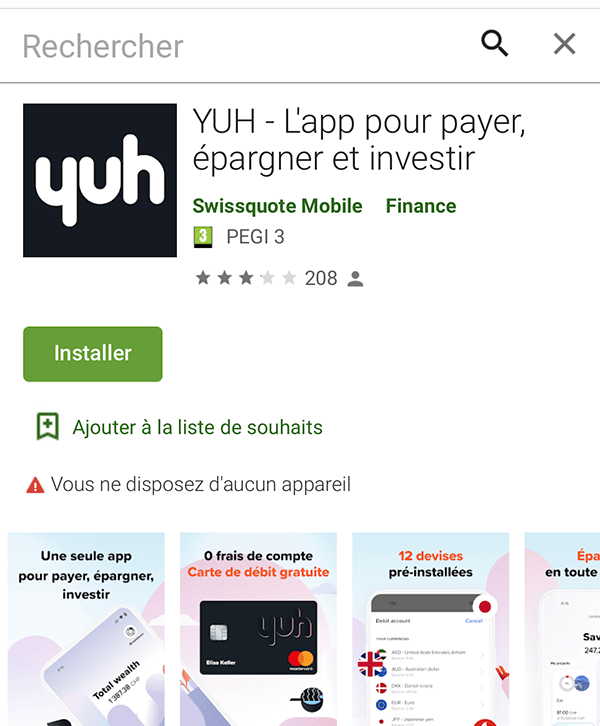 Yuh Google Play Reviews