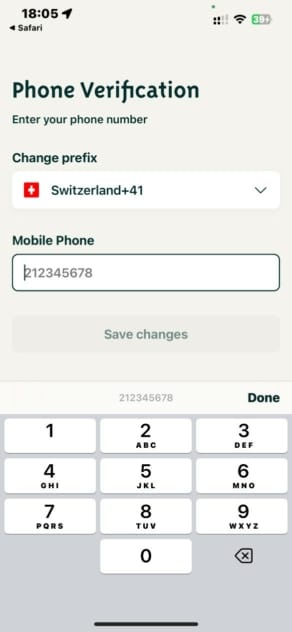 Radicant Phone Verification