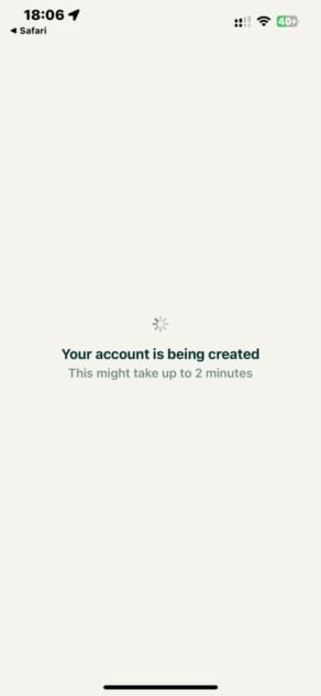 Radicant Account Creation