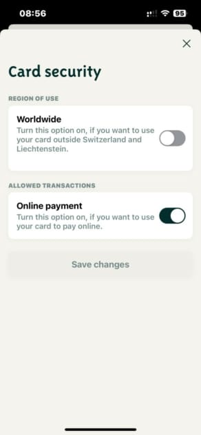 Radicant Card Settings