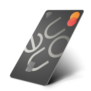 Neon metal Card