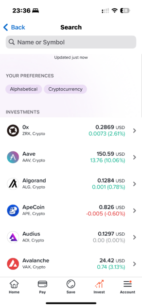 Yuh Cryptocurrencies