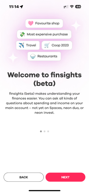 neon finsights welcome