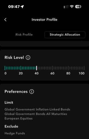 Alpian Investor Profile - Allocation