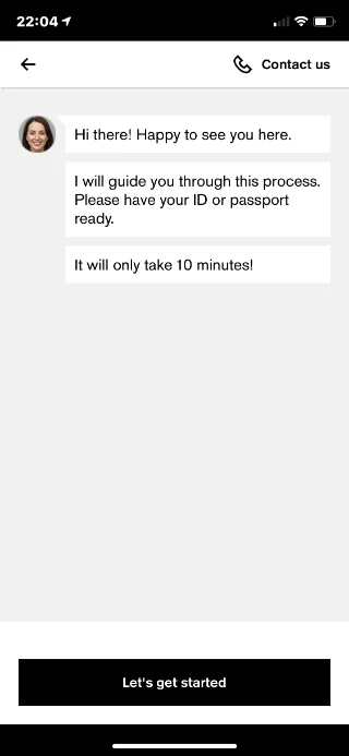 CSX ouverture de compte Chat