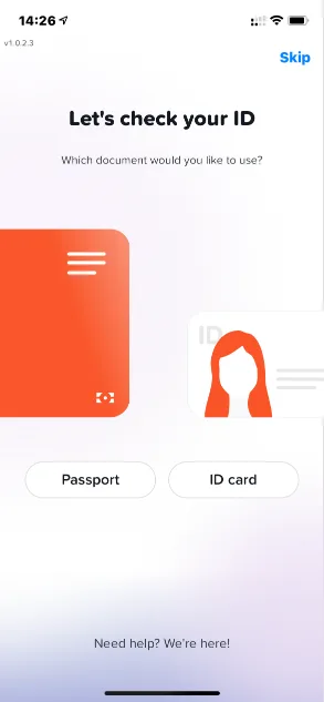Ouverture de compte Yuh - Vérification d'identité
