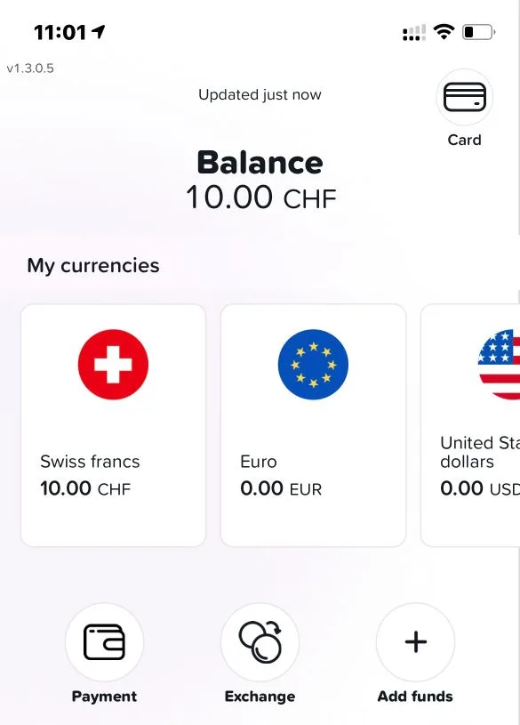 Yuh banque eur chf