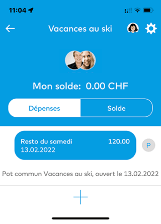 Compte joint Zak Pots communs