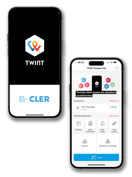 Zak TWINT Banque Cler