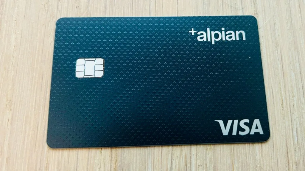 Carte de débit Visa Alpian Métal