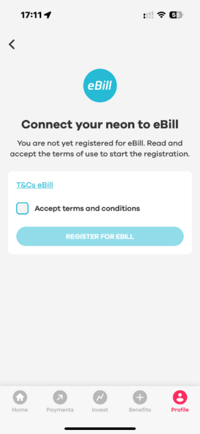 Ebill neon bank