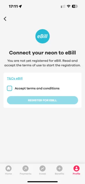 Ebill neon bank