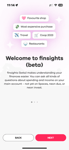 neon finsights welcome