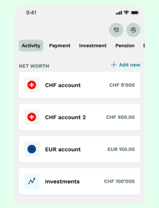 Radicant 2e compte CHF